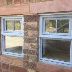 Hopper window finished with customers choice of colour