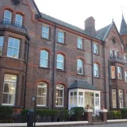 111 - Front elevation showing sash windows with shaped casements to match the brickwork