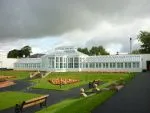 108 - Elevation view of the orangery overlooking the landscaped gardens