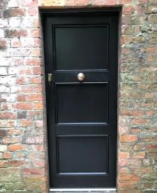 Vicarage house door Vicarage house door, matched to the original