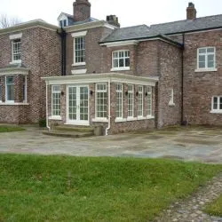 193 - Close up of the orangery featuring Georgian windows and doors