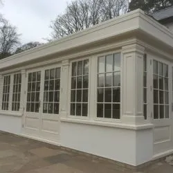 008 - Georgian style conservatory with feature panelling and French door