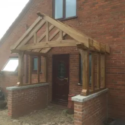 Hardwood porch