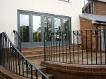 202 - Bifolding door opening onto a patio area