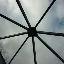 131 - Looking up at the lantern light roof complete with self cleaning glass